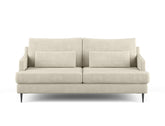 Luna 3 Seater Sofa with Lumbar Cushion Set, Chalk Beige - Pet Friendly Fabric